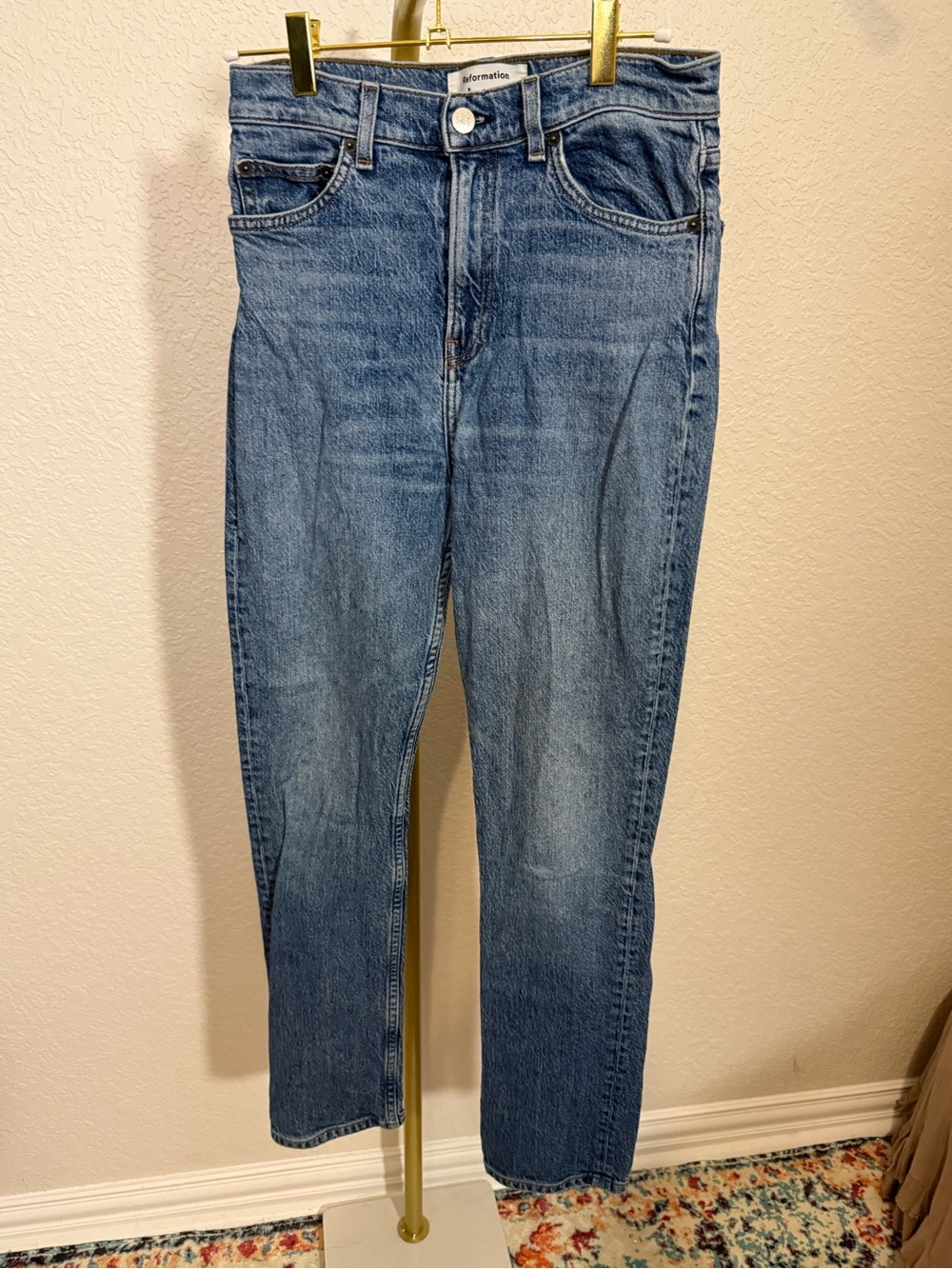Reformation Light Blue Denim Jeans